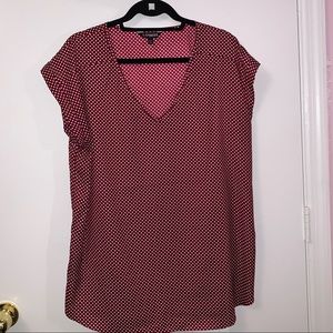 Elegant red blouse from Express